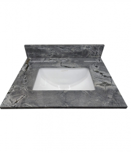 Galaxy Gray Granite 8″ Drill Vanity Top – Closeout