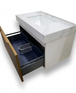 Gallant Blue Wall Hung Vanity & Top – Closeout