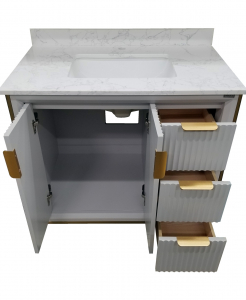 Gatsby Grey Vanity & Top – Closeout