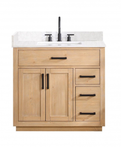 Gavril Light Brown Vanity & Top Combo