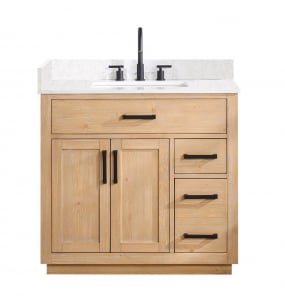 Gavril Light Brown Vanity & Top Combo