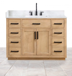 Gavril Light Brown Vanity & Top Combo