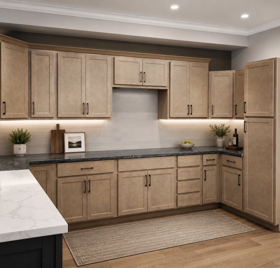 Georgetown Caramel Kitchen Cabinets