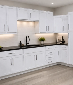 Georgetown Shaker White Kitchen Cabinets