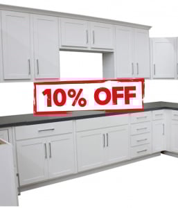 Georgetown Shaker White Kitchen Cabinets
