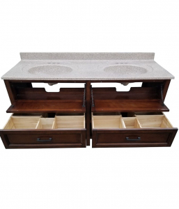 Georgette Walnut Vanity – Closeout