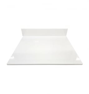 Glacier White Crushed Marble Vessel Top