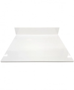 Glacier White Crushed Marble Vessel Top