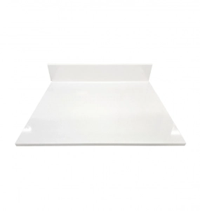 Glacier White Crushed Marble Vessel Top