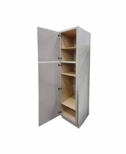 Glazed Grey Linen Cabinet – Closeout