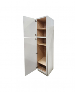 Glazed White Linen Cabinet – Closeout