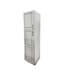 Glazed White Linen Cabinet – Closeout