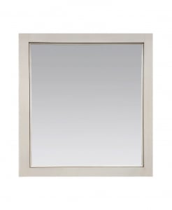 Glazed White Mirror