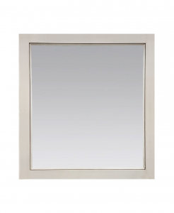 Glazed White Mirror