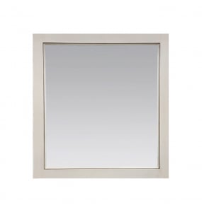 Glazed White Mirror – Closeout