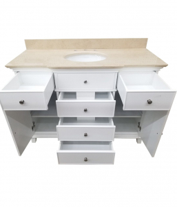 Glenwood White Vanity & Top Combo – Closeout