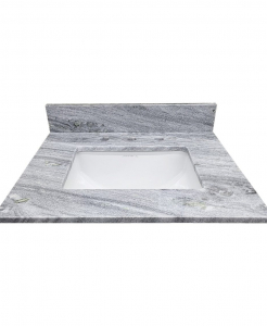 Grey Serpeggianti Marble Vanity Top – Closeout