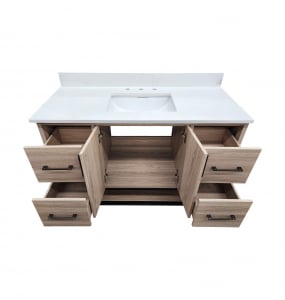 Hartley Nature Oak Vanity & Top Combo