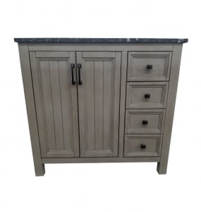 Hiland Antique Grey Vanity – Closeout