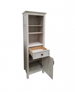 Hiland Antique White Linen Cabinet – Closeout
