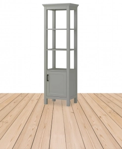 Hollis Grey Linen Cabinet