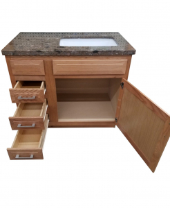 Honey Oak Vanity – Closeout