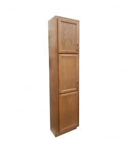 Honey Oak Linen Cabinet – Closeout