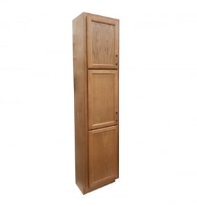 Honey Oak Linen Cabinet – Closeout