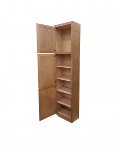 Honey Oak Linen Cabinet – Closeout