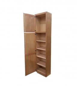 Honey Oak Linen Cabinet – Closeout