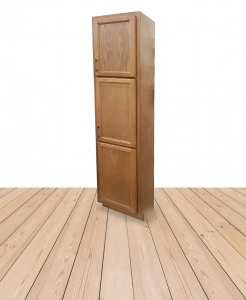 Honey Oak Linen Cabinet – Closeout