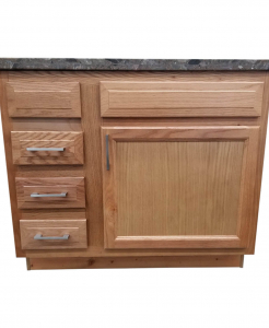 Honey Oak Vanity – Closeout