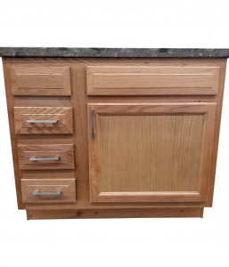 Honey Oak Vanity – Closeout