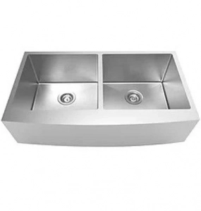 Stainless Steel Farmhouse Kitchen Sink – Double – 36 in.