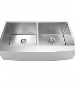 Stainless Steel Farmhouse Kitchen Sink – Double