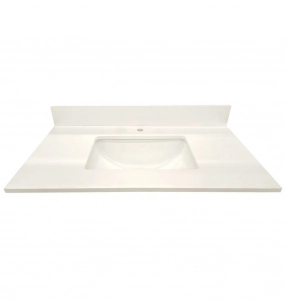 Iceland Quartz Single Hole Vanity Top