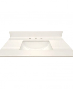 Iceland Quartz 8″ Drill Vanity Top