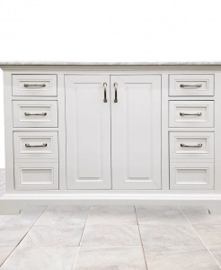 Iconic White Vanity & Top Combo  – Closeout