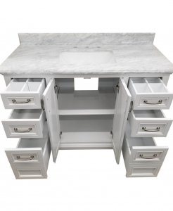 Iconic White Vanity & Top Combo