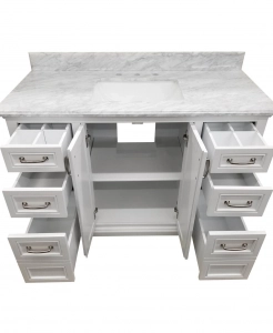 Iconic White Vanity & Top Combo  – Closeout