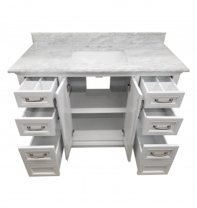 Iconic White Vanity & Top Combo  – Closeout