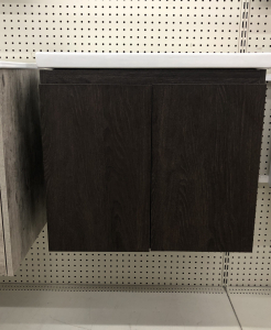 Walnut Lodge Wall Hung Vanity & Top – Closeout