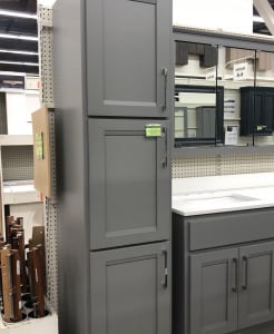 Danville Gray Maple Linen Cabinet – Closeout
