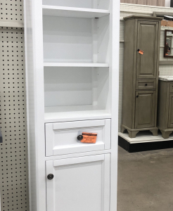 Auguste White Linen Cabinet – Closeout