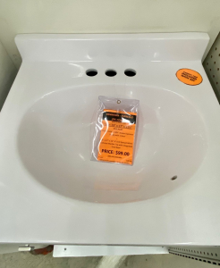 Dennison Ebony Vanity & Top – Closeout