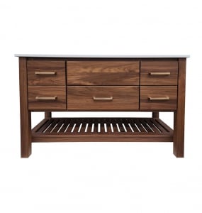 Interlude Walnut Natural Vanity