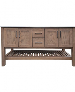 Interlude Oak Driftwood Vanity – Closeout