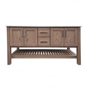 Interlude Oak Driftwood Vanity – Closeout