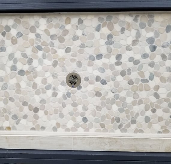 Pebble Beach Shower Pan