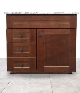 Zoriana Fir Vanity with Top & Sink | Builders Surplus